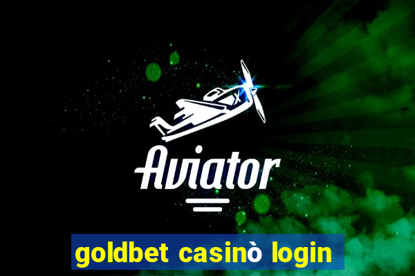 goldbet casinò login