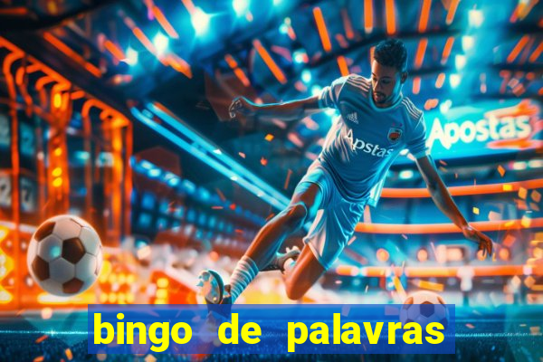 bingo de palavras de natal