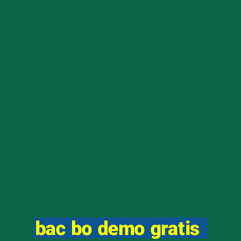 bac bo demo gratis