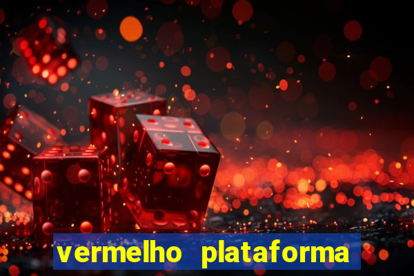 vermelho plataforma de jogos